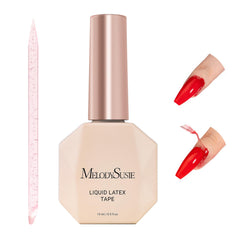 MelodySusie látex líquido para uñas en botella 15 ml protege cutículas.
