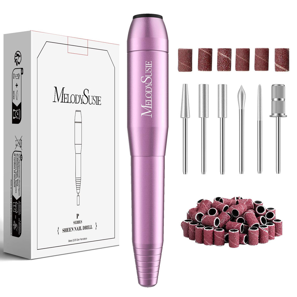 MelodySusie lima porte1til en forma de pluma con USB para manicura precisa en casa.