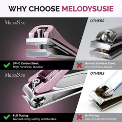 MelodySusie lima de vidrio 4 en 1 para pulir uñas.