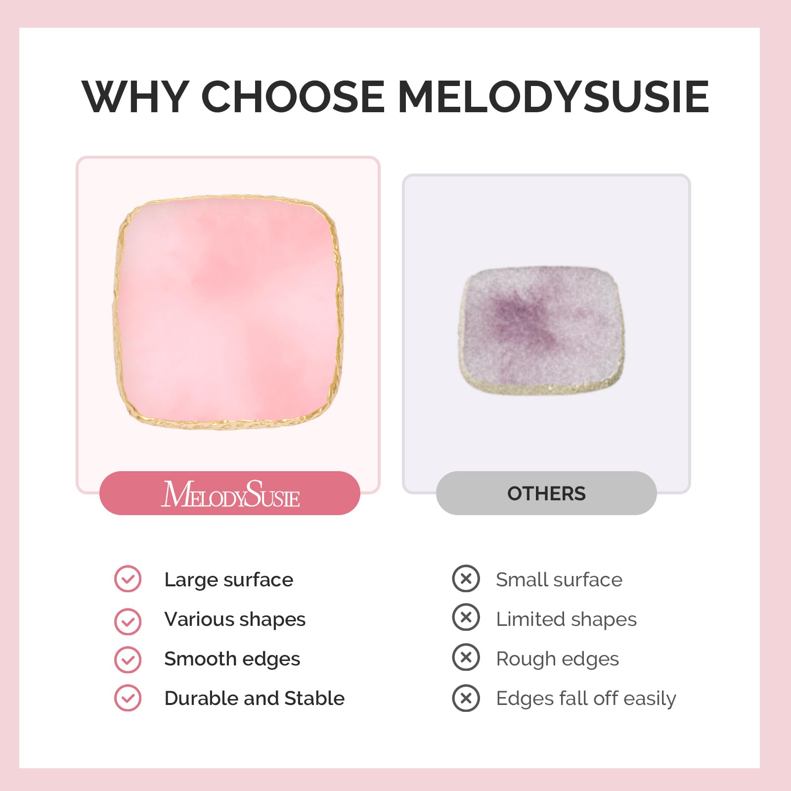 MelodySusie paleta de resina, limpieza fácil y rápida.