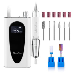 Torno de uñas inalámbrico MelodySusie MM400C, agarre ligero para uso prolongado.
