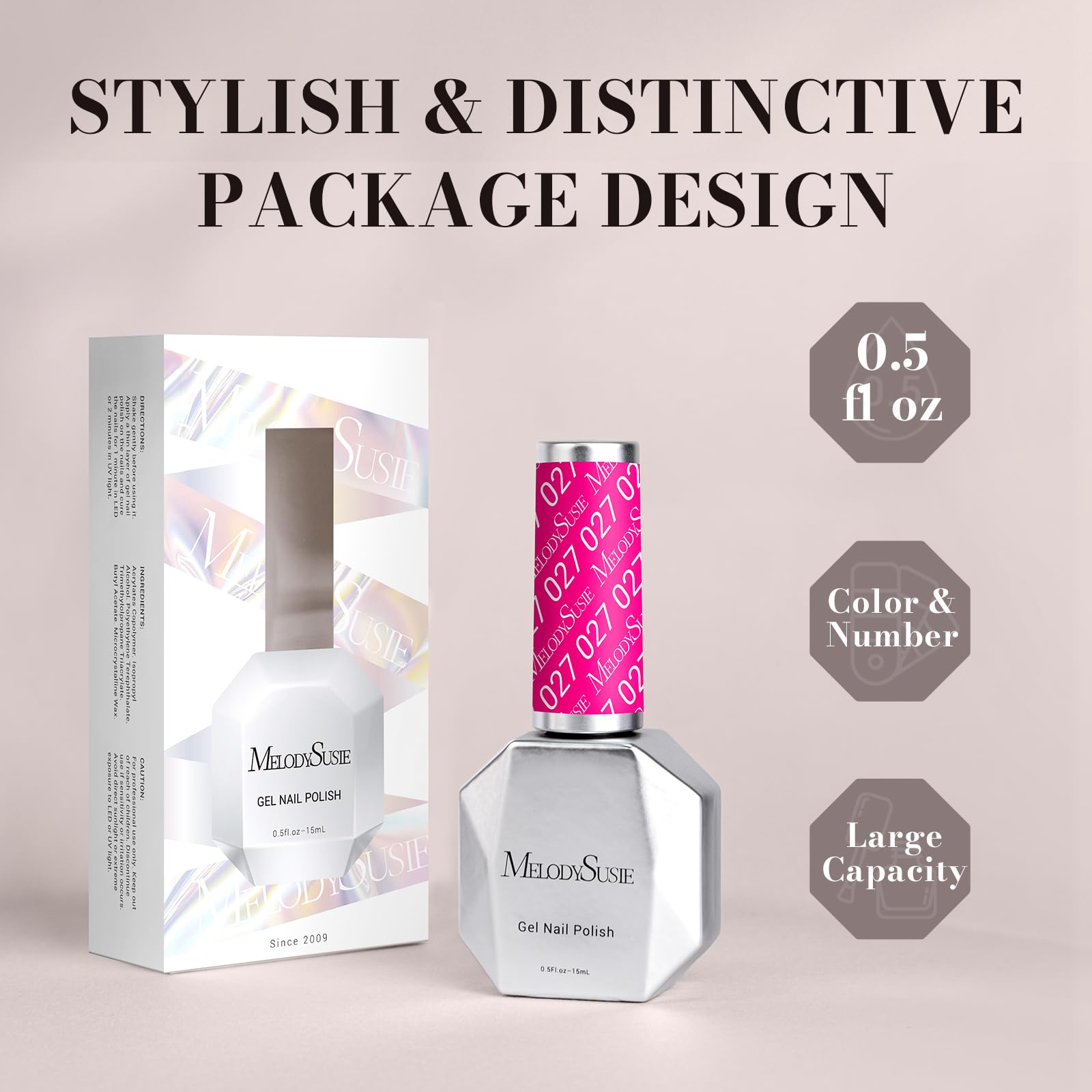 Prueba de alergia recomendada para MelodySusie Neon Pink Gel