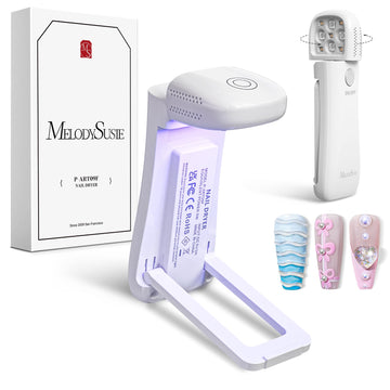 MelodySusie P-ART09F lámpara UV inalámbrica para uñas con iluminación precisa