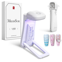 MelodySusie P-ART09F lámpara UV inalámbrica para uñas con iluminación precisa