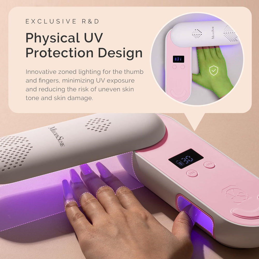 MelodySusie P-PLUS20F diseño compacto y ligero para manicuras móviles