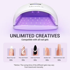 MelodySusie P-Plus30I: curación rápida con luz UV para geles compatibles