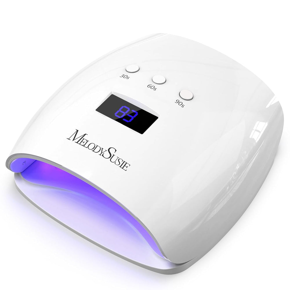 MelodySusie P-Plus30I: uso de manos con lampara para secado uniforme de gel