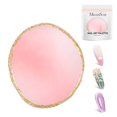 MelodySusie paleta de resina redonda para mezclar gel y acrílico con precisión.