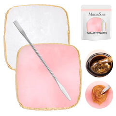 MelodySusie paleta resina cuadrada: mezcla colores con precisión para uñas.