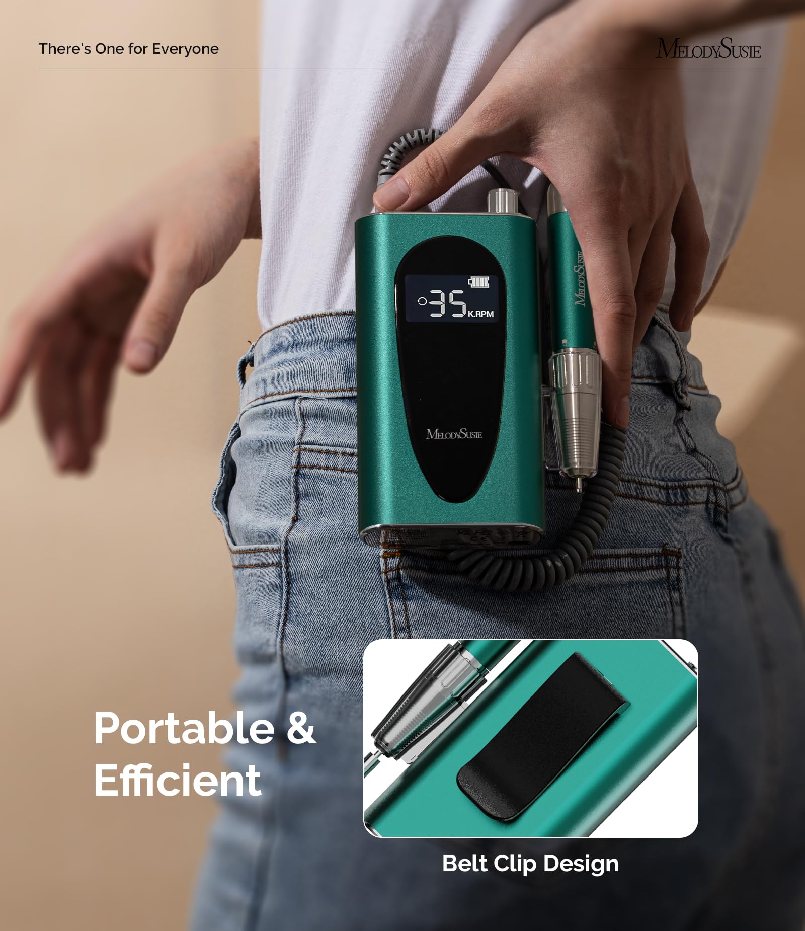 MelodySusie pantalla LCD para controlar revoluciones y batería, control preciso
