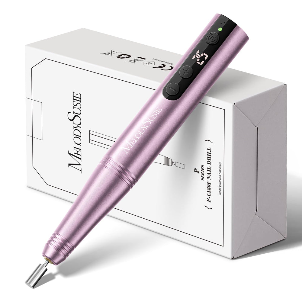 MelodySusie PC180F: lima de uñas portátil sin cable para uso cómodo en cualquier lugar.