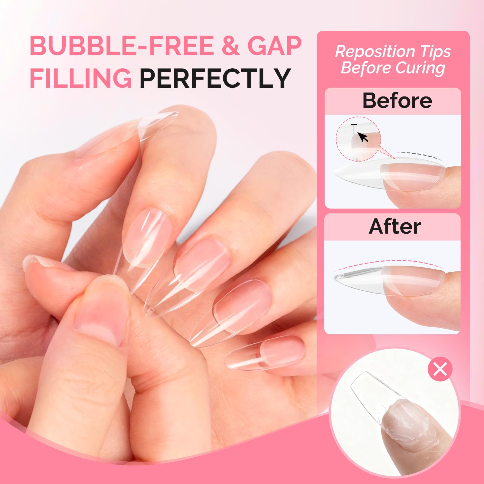 MelodySusie pegamento uñas acrilicas: fijación estable para decoraciones.