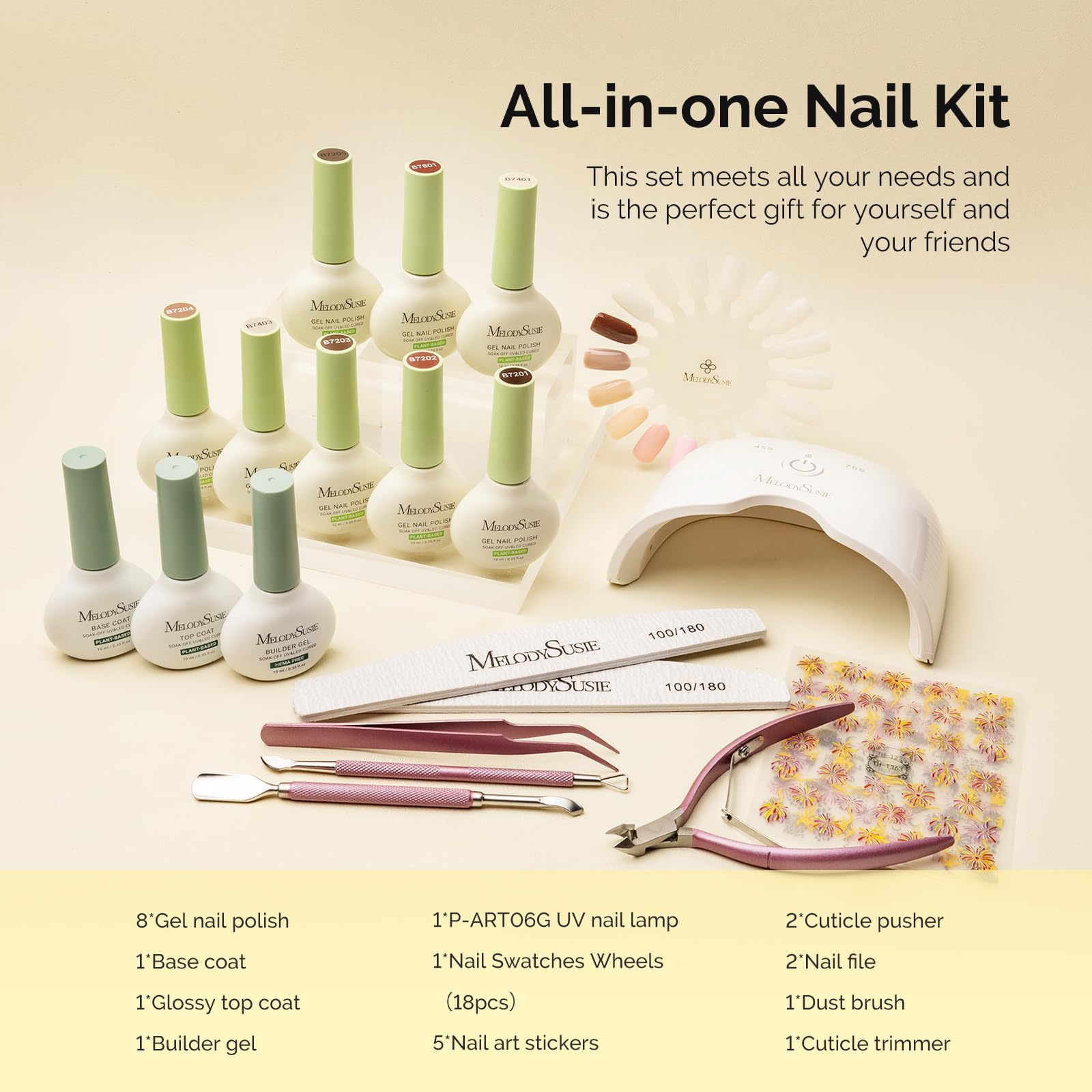 Pegatinas de uñas MelodySusie para diseños fáciles