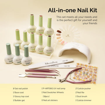 Pegatinas de uñas MelodySusie para diseños fáciles