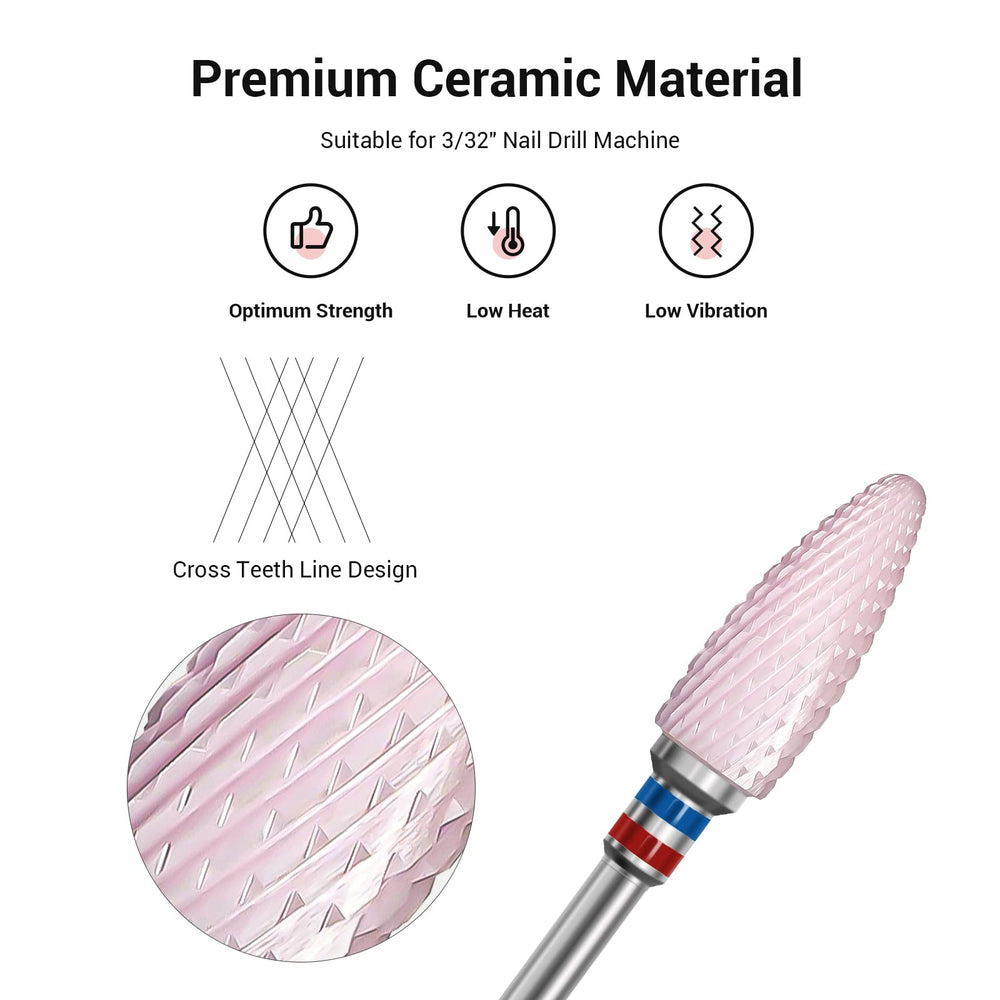 MelodySusie, pieza cerámica fina, ideal para limar uñas sin dañar la piel