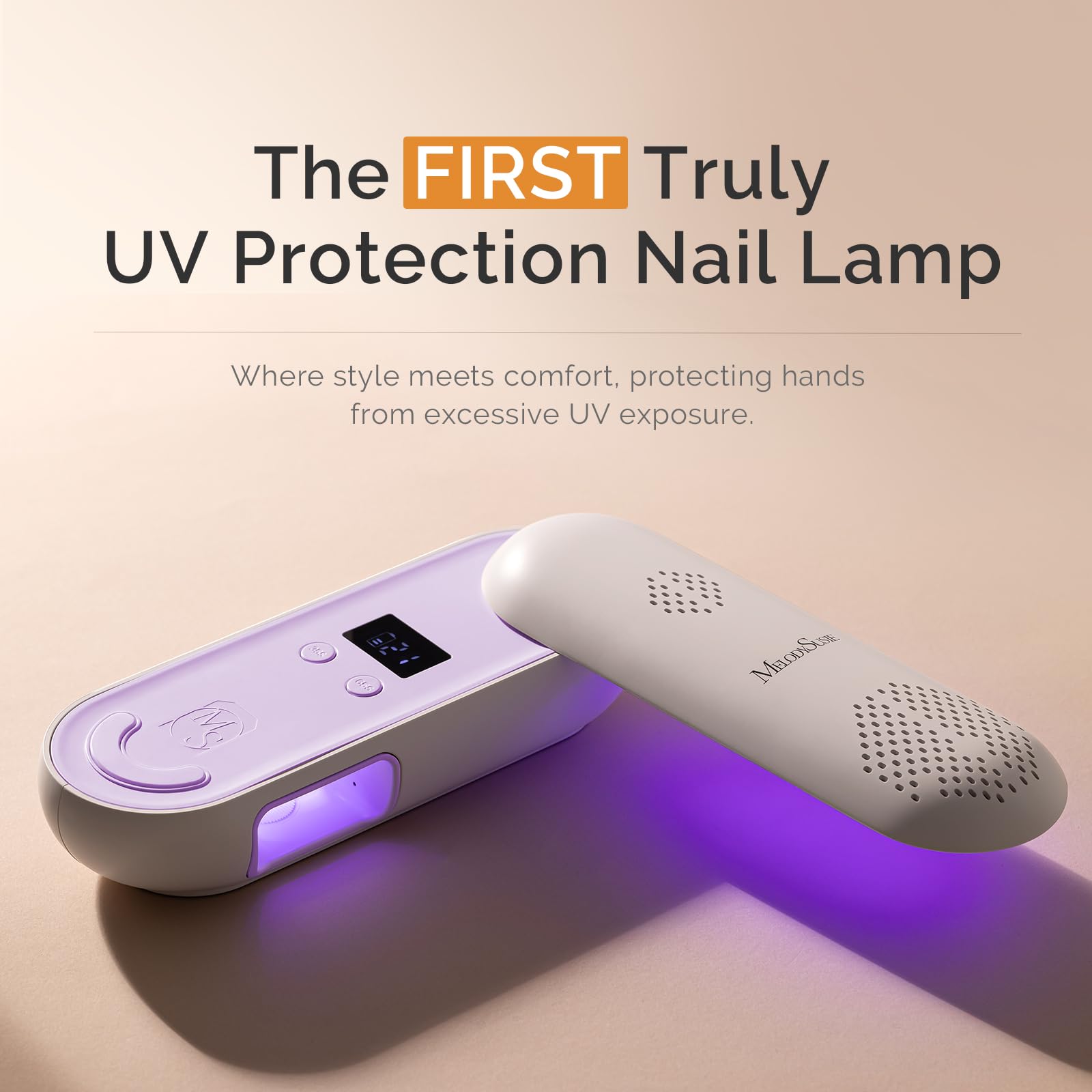 MelodySusie protección UV integrada reduce la exposición durante el trabajo.