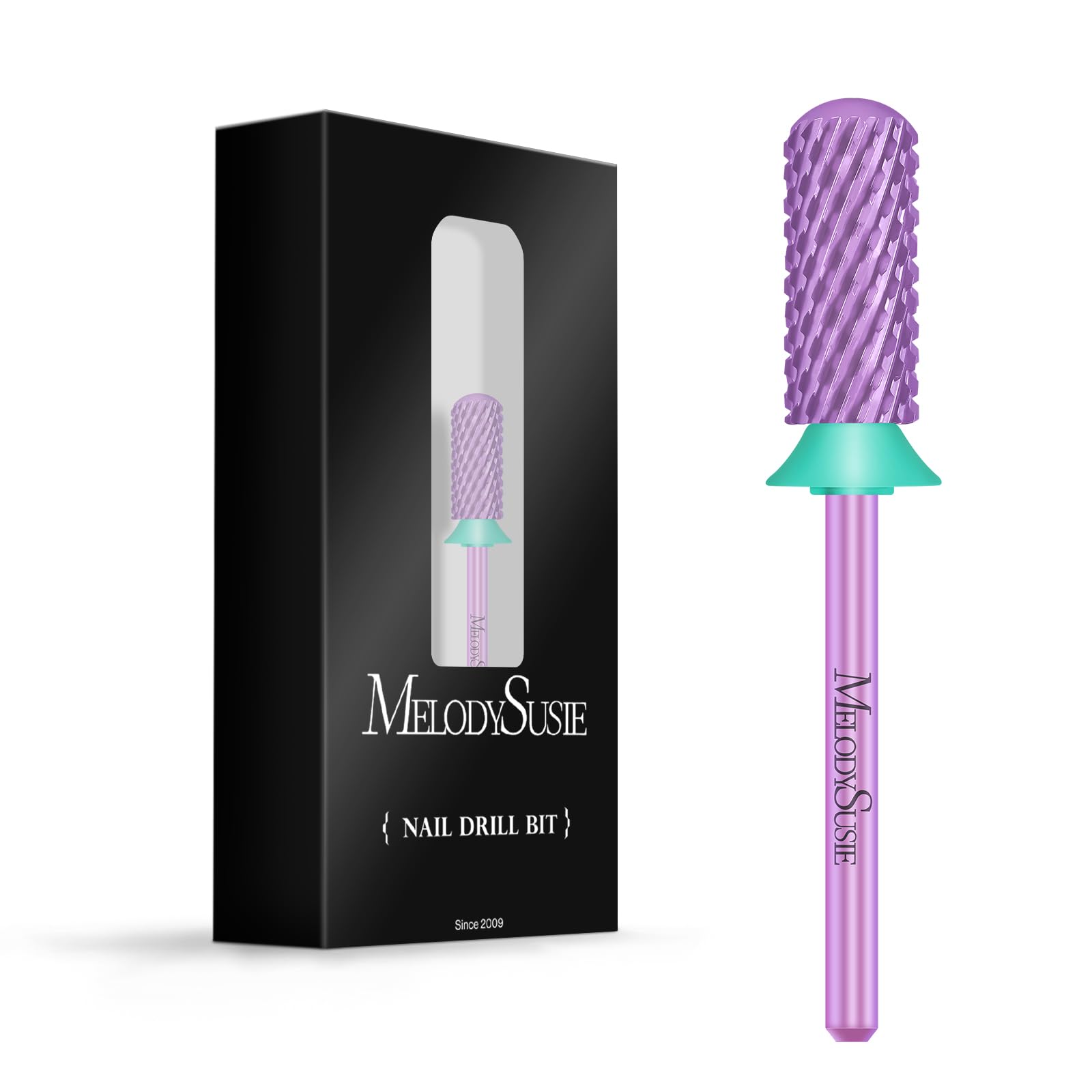 MelodySusie puntas-dril-uñas barril pequeño lisa para remover acrílico con suavidad