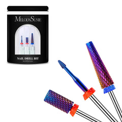 MelodySusie puntas-taladro-uñas-conjunto-3-piezas para retiro preciso.