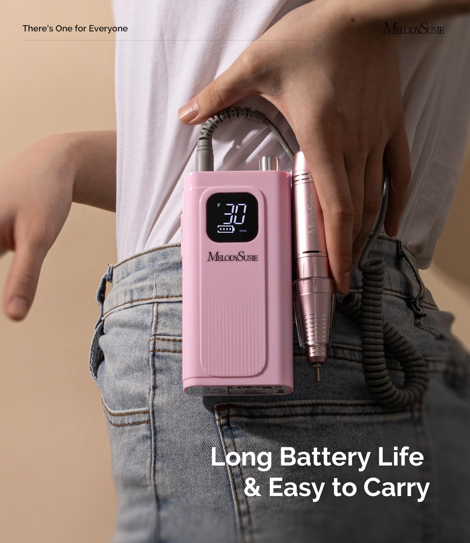 Recharge rapide via câble USB-C pour le MelodySusie SC300F