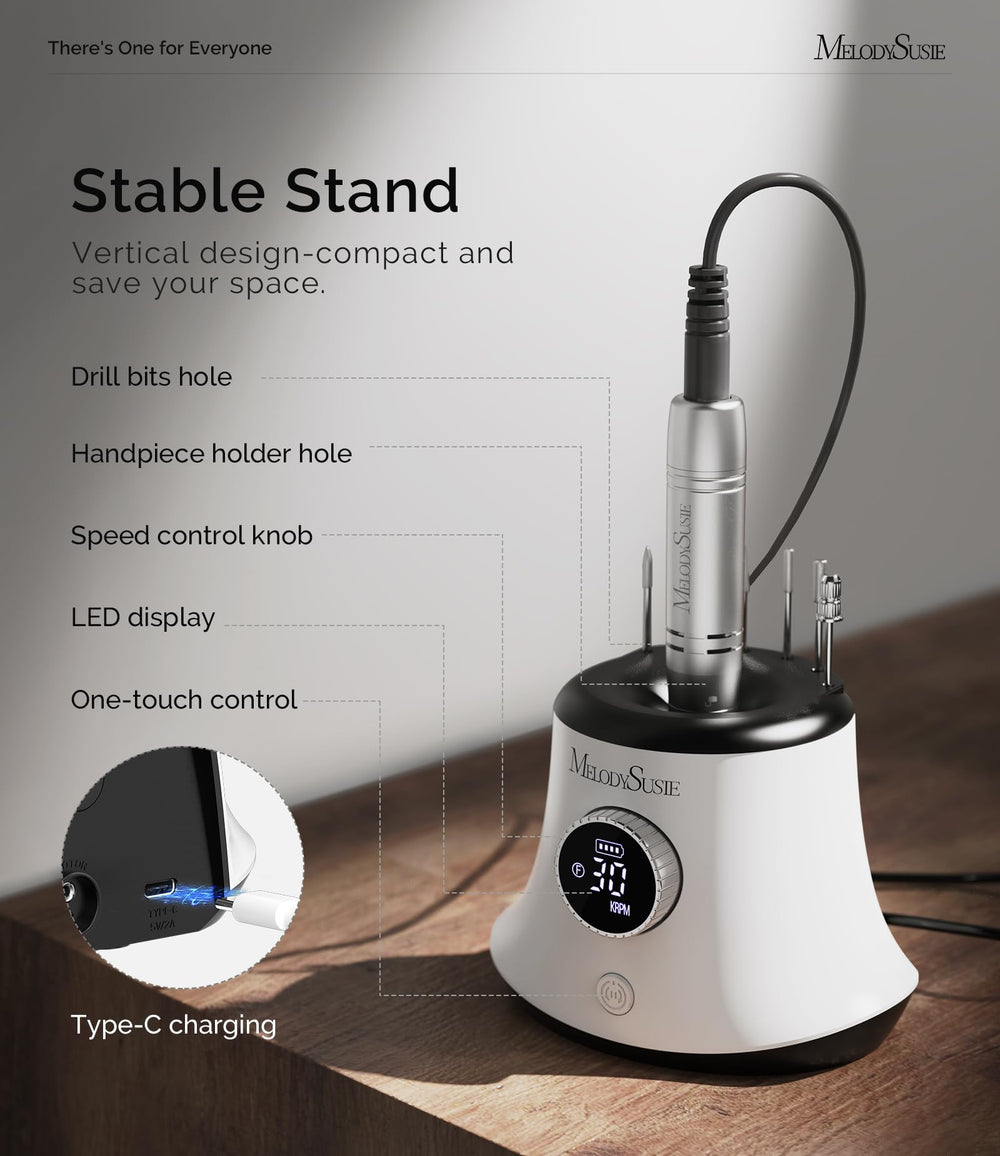 MelodySusie SC320G cambio rápido de puntas simplifica el flujo de trabajo.