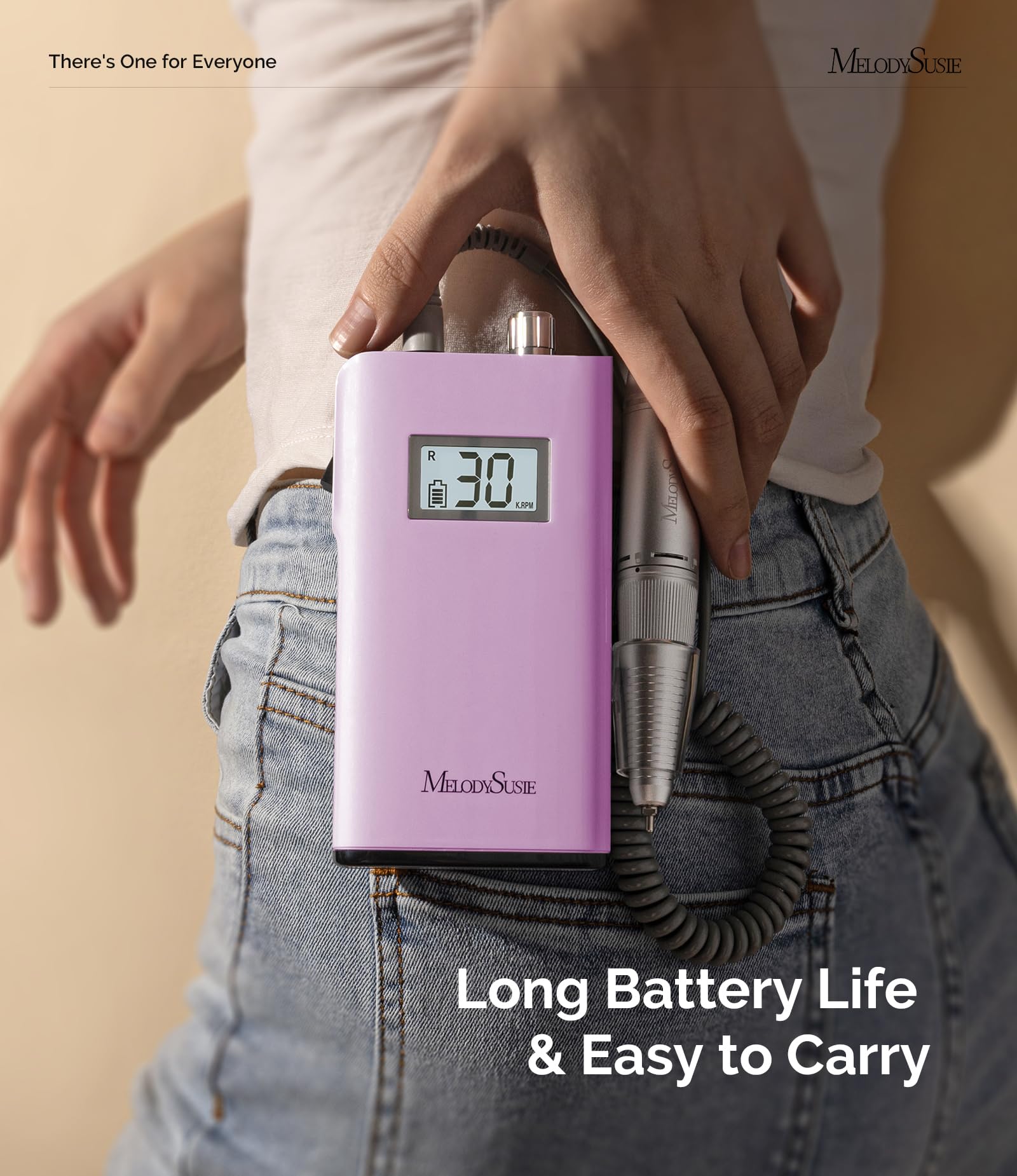 MelodySusie SC320H, velocidad ajustable hasta 30.000 revoluciones por minuto.