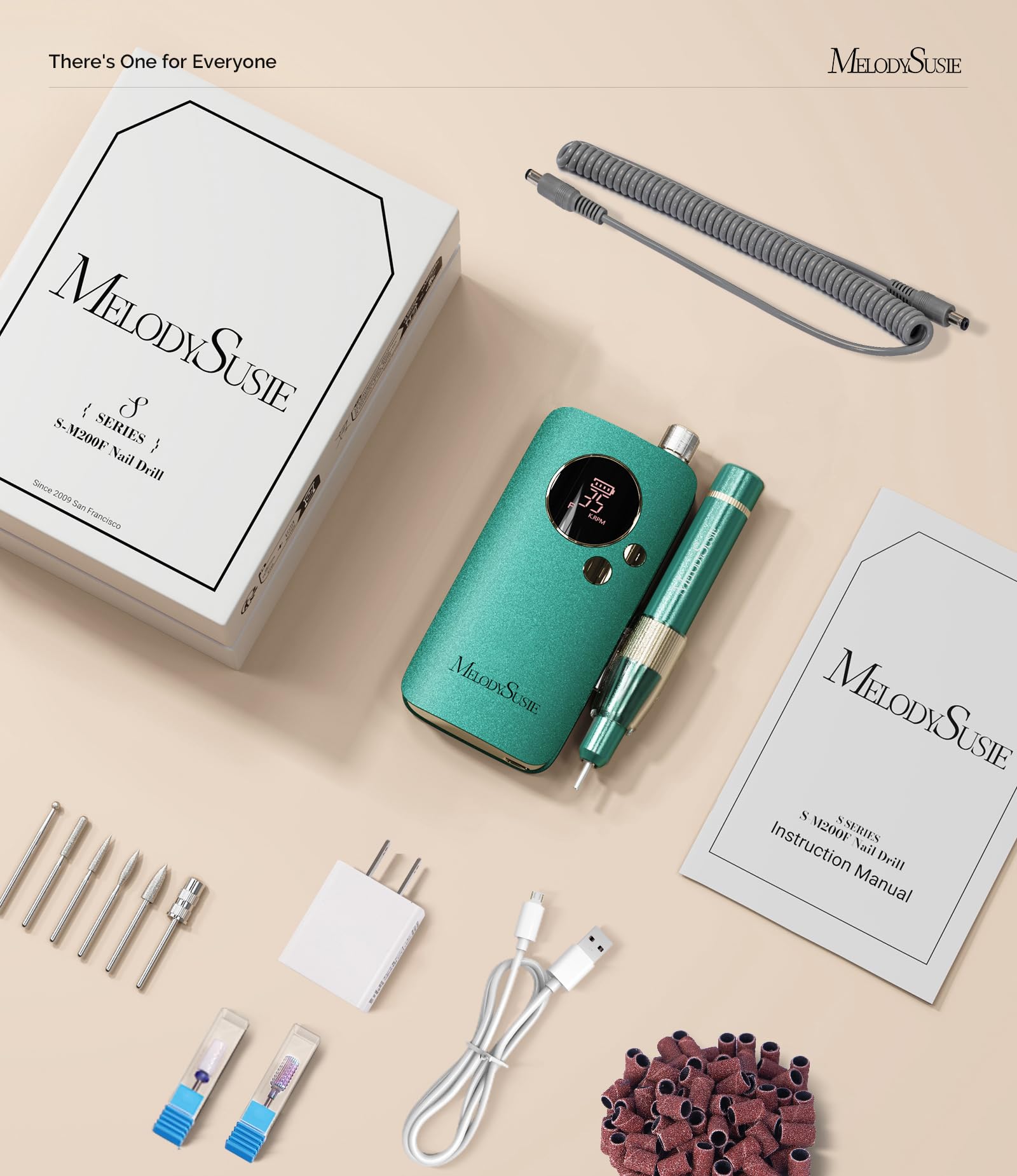 MelodySusie SM200F accesorios: bits y limas para multiples tecnicas