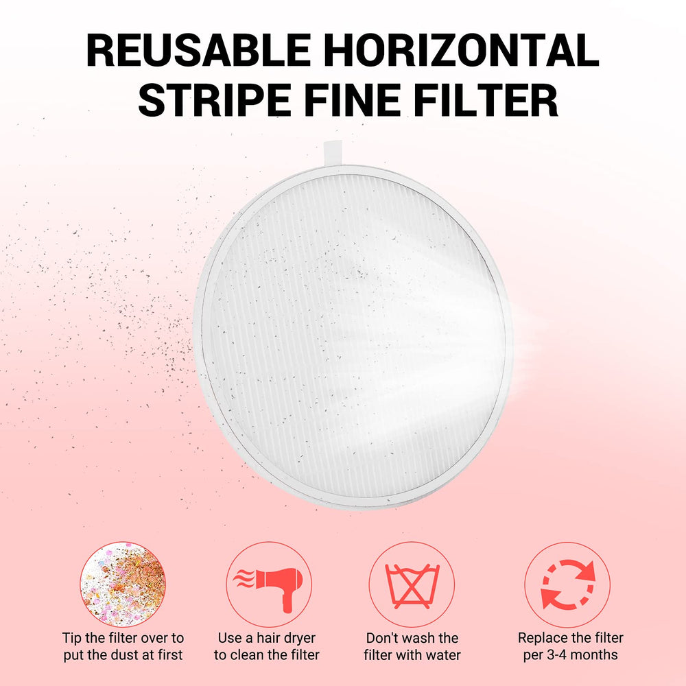 MelodySusie: tapa magnética del filtro para colector de polvo, reemplazo cómodo.