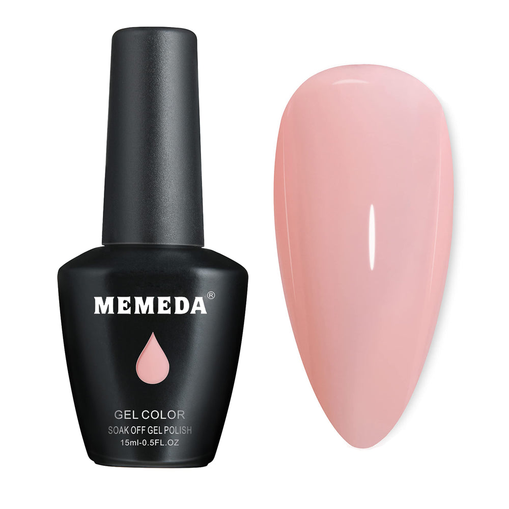 MEMEDA Esmalte gel tono neutro muestra de color para combinar con cualquier look