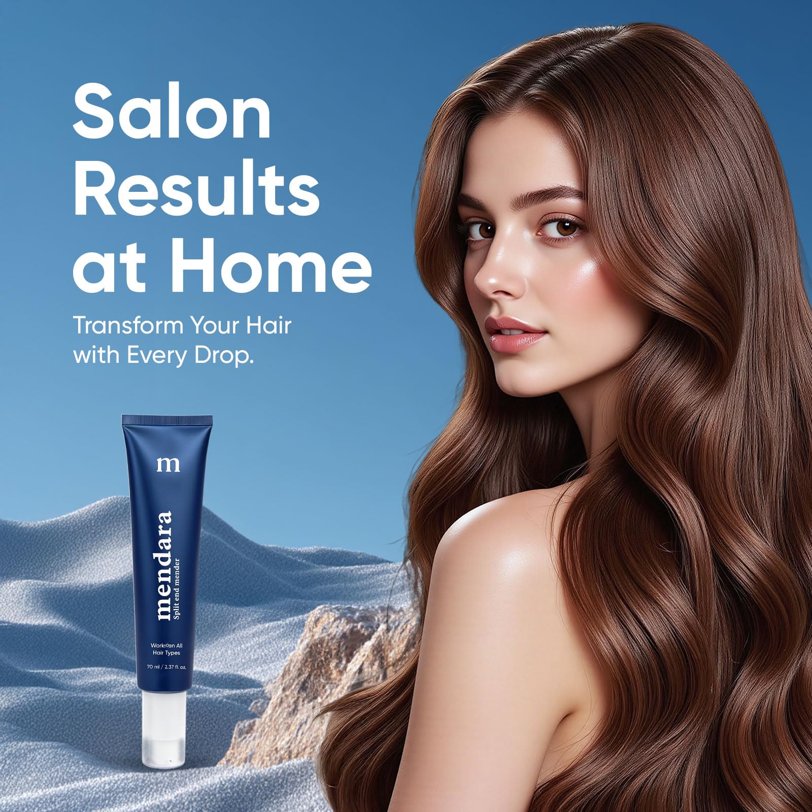 MENDARA para todo tipo de cabello: liso, ondulado o rizado.