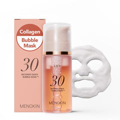 Menokin mascarilla burbujas 30 segundos eleva firmeza y brillo de la piel