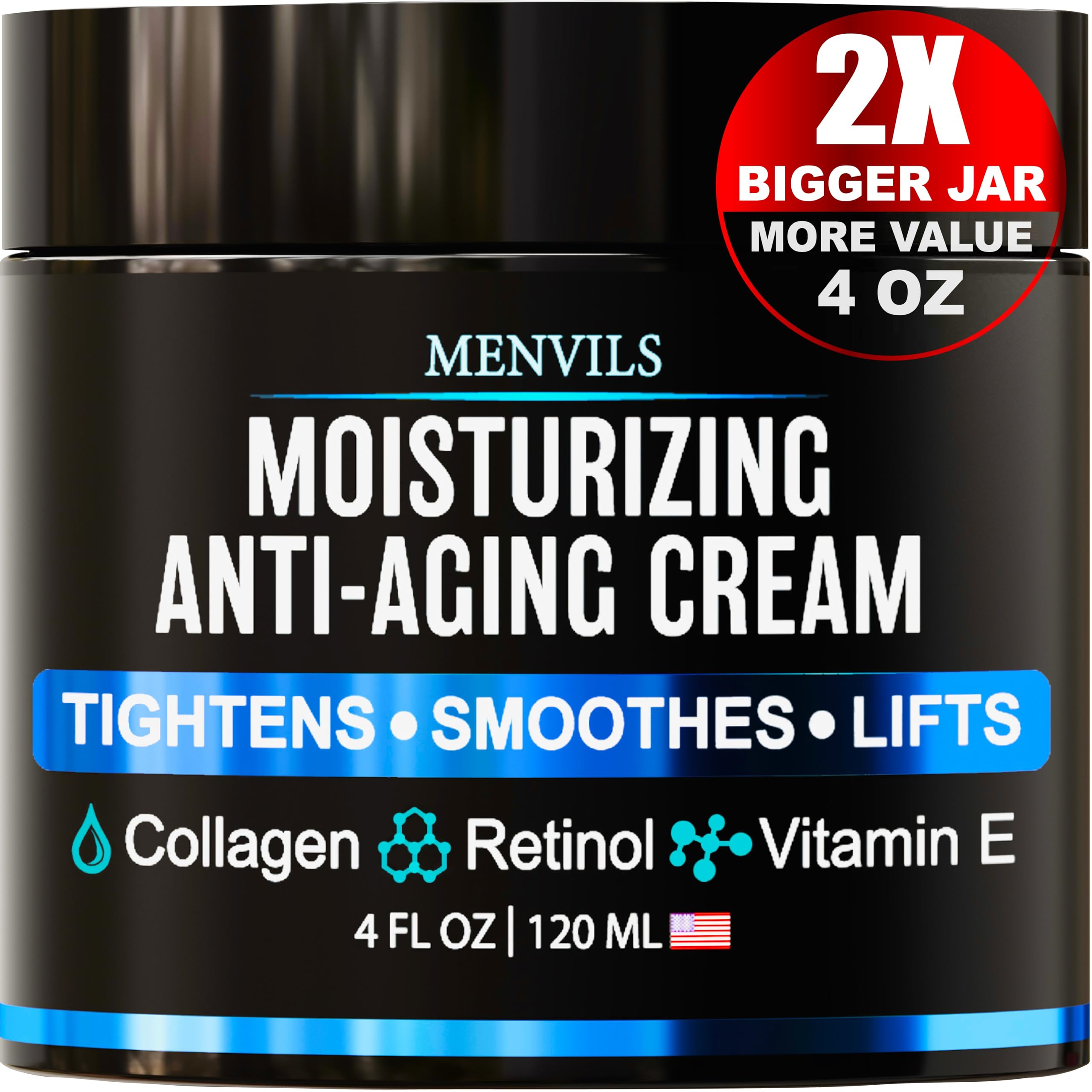 Menvils crema hidratante facial para hombres, foco en aplicación diurna para piel suave.