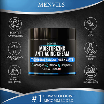 Cuidado facial para hombre: Menvils, contorno de ojos para un aspecto renovado.