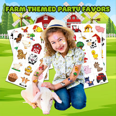 MeoIsDaBest tatuajes granja vaca, perfecto para decorar piel y objetos