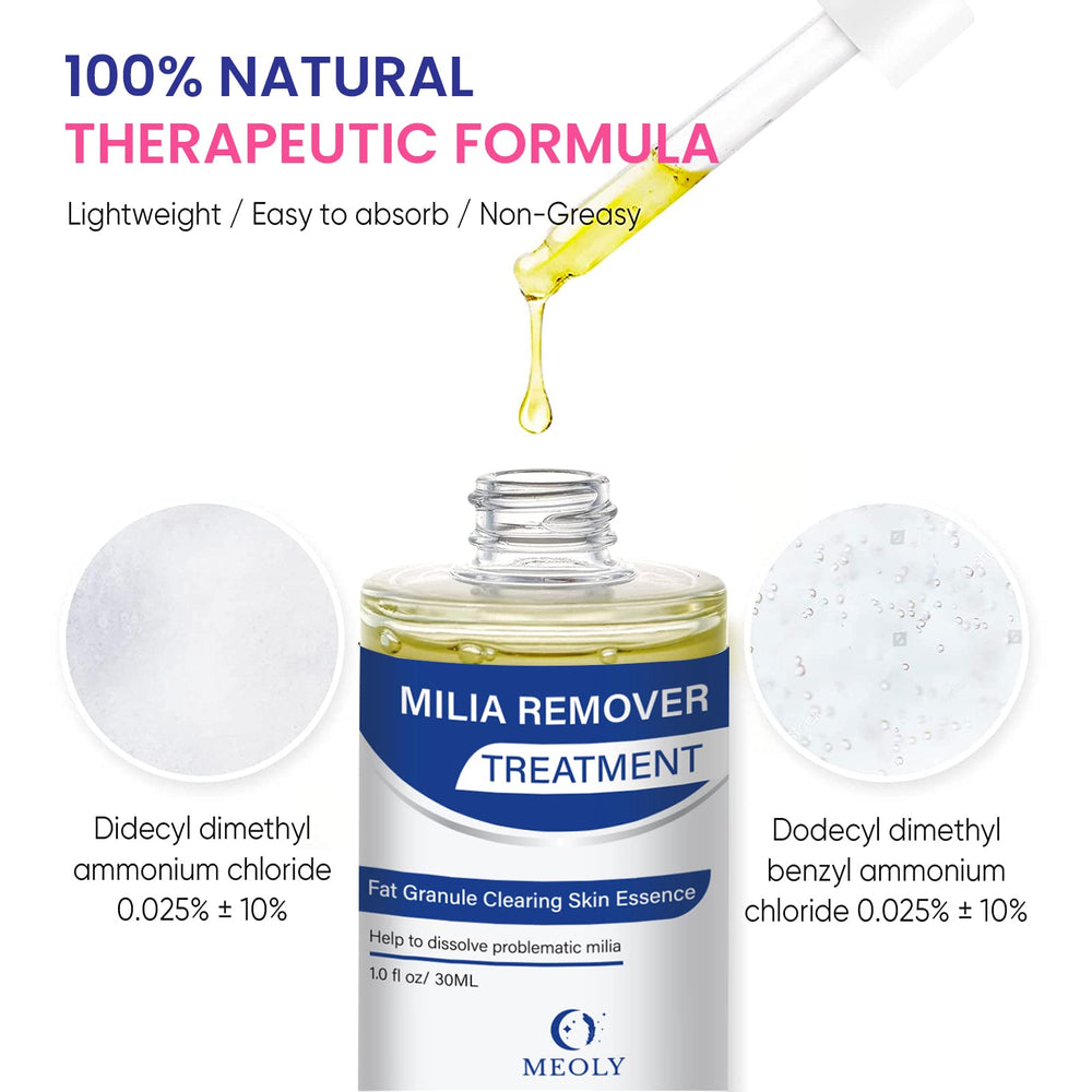 MEOLY Milia Remover, envase compacto para llevar la rutina.