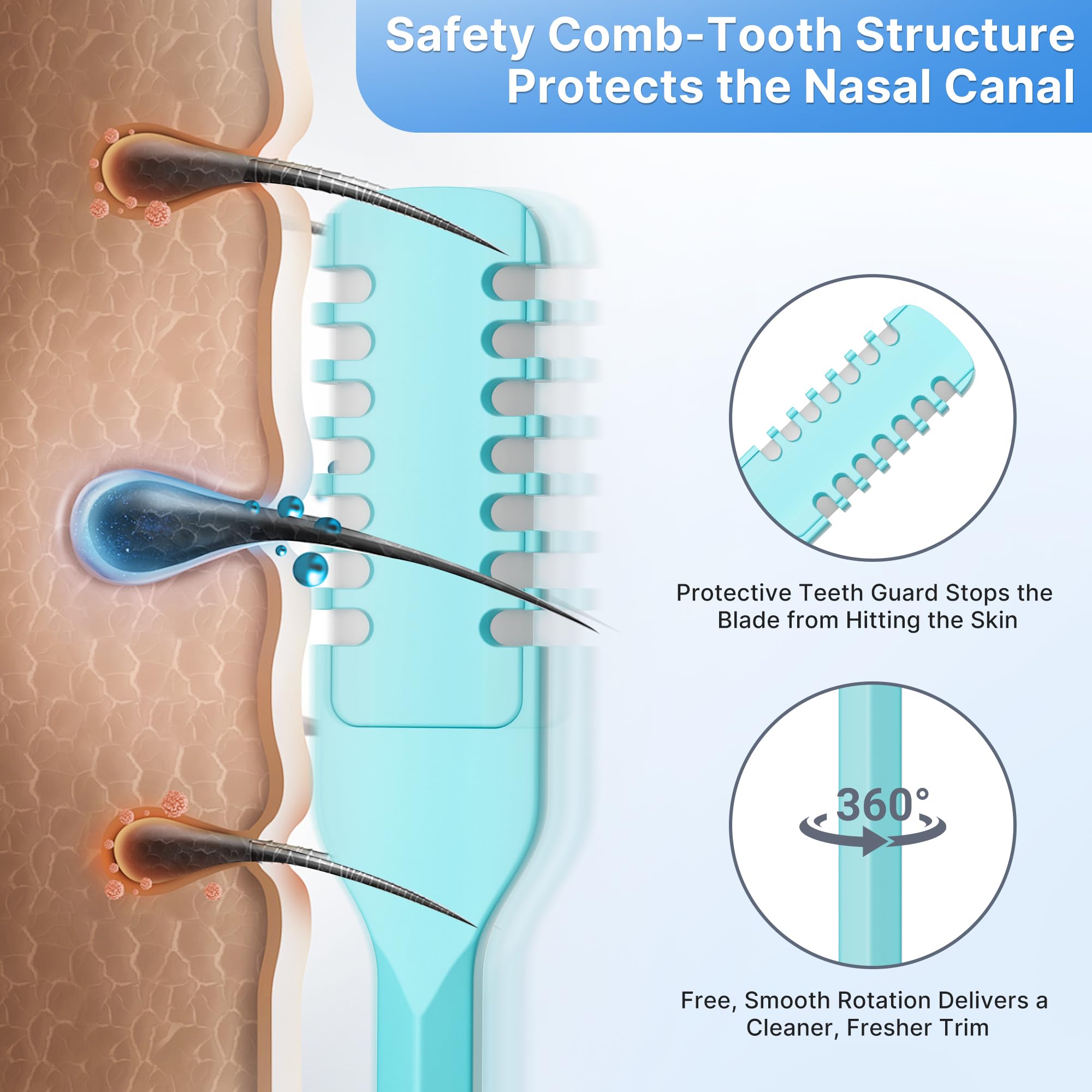 Meonxy cuchillas de acero inoxidable para corte preciso sin tirones.