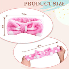 MEQHUO diadema de microfibra suave ideal para limpieza facial diaria.
