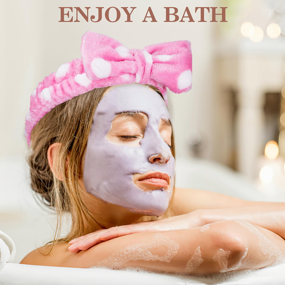 MEQHUO diadema uso múltiple para lavado, maquillaje y spa en casa.