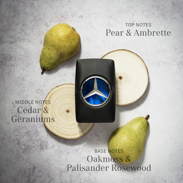 Empaque elegante de Mercedes-Benz Man, ideal para regalo o colección