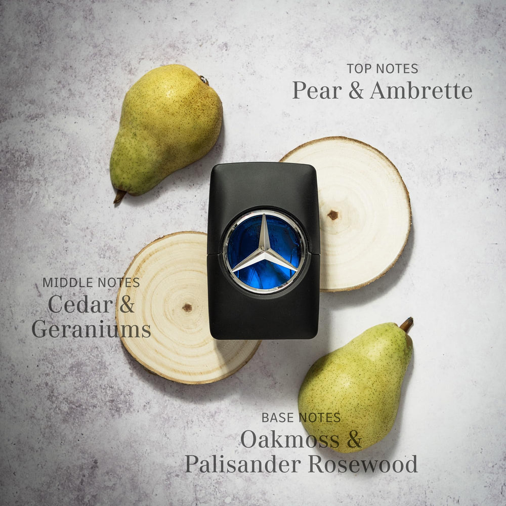 Empaque elegante de Mercedes-Benz Man, ideal para regalo o colección