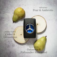 Empaque elegante de Mercedes-Benz Man, ideal para regalo o colección