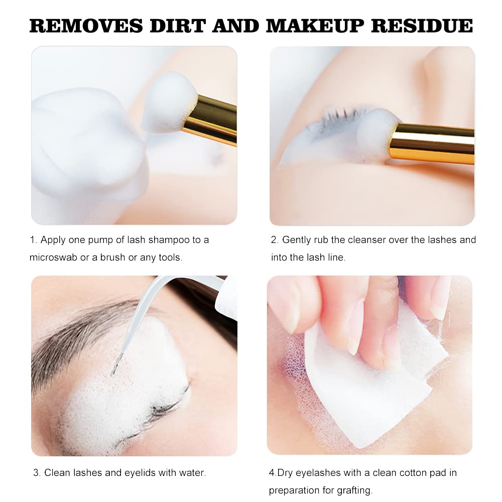 Mererke Pretty fórmula natural limpia pestañas de forma suave