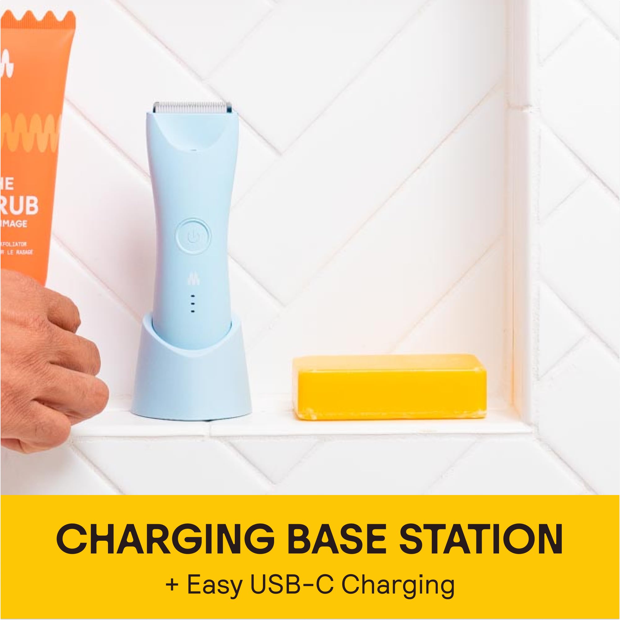 MERIDIAN Trimmer Plus: resistente al agua para uso en ducha o lavabo.