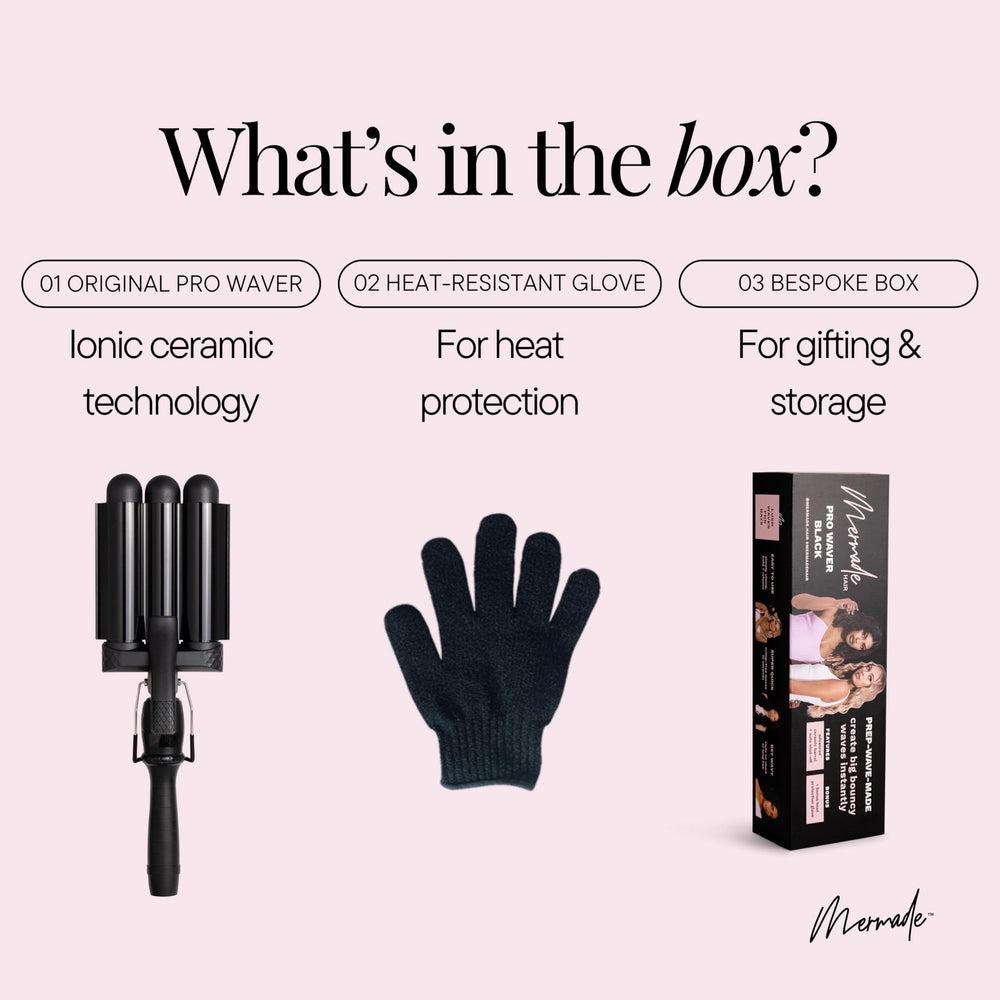 Ondas rápidas con Mermade Hair PRO para looks con estilo.