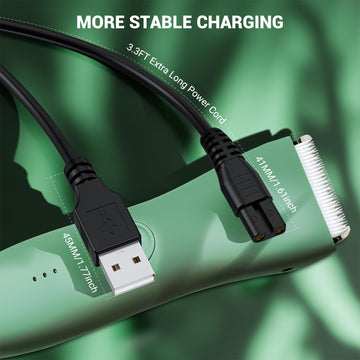 Conector de cargador Merom para Meridian, evita interrupciones durante el cuidado personal