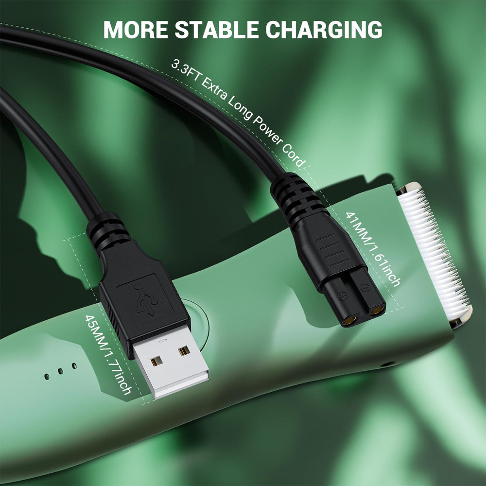 Conector de cargador Merom para Meridian, evita interrupciones durante el cuidado personal