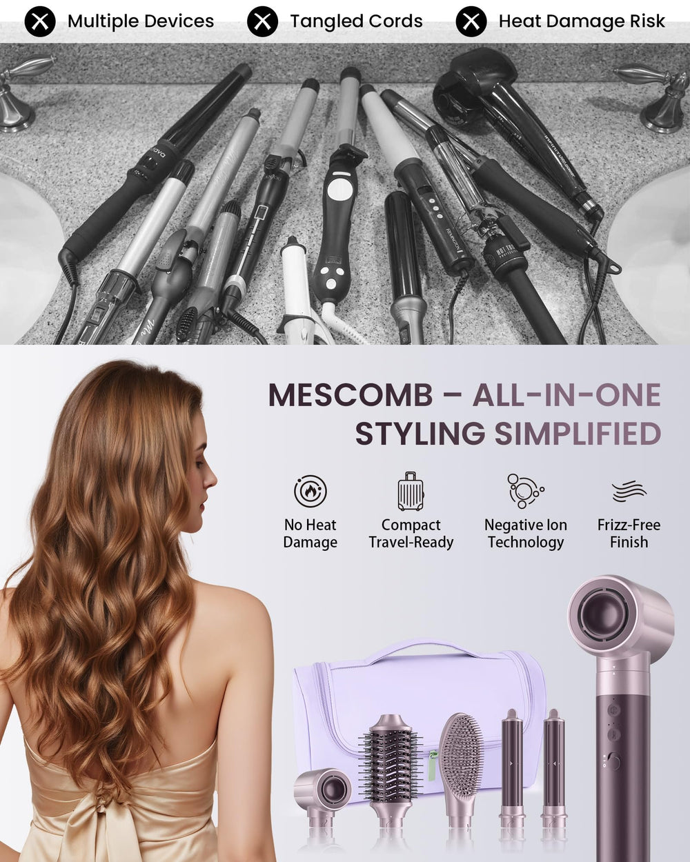 MESCOMB: regalo ideal para mujeres que buscan estilo profesional en casa.