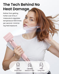 MESCOMB rizadores automáticos para rizos simétricos sin clips.