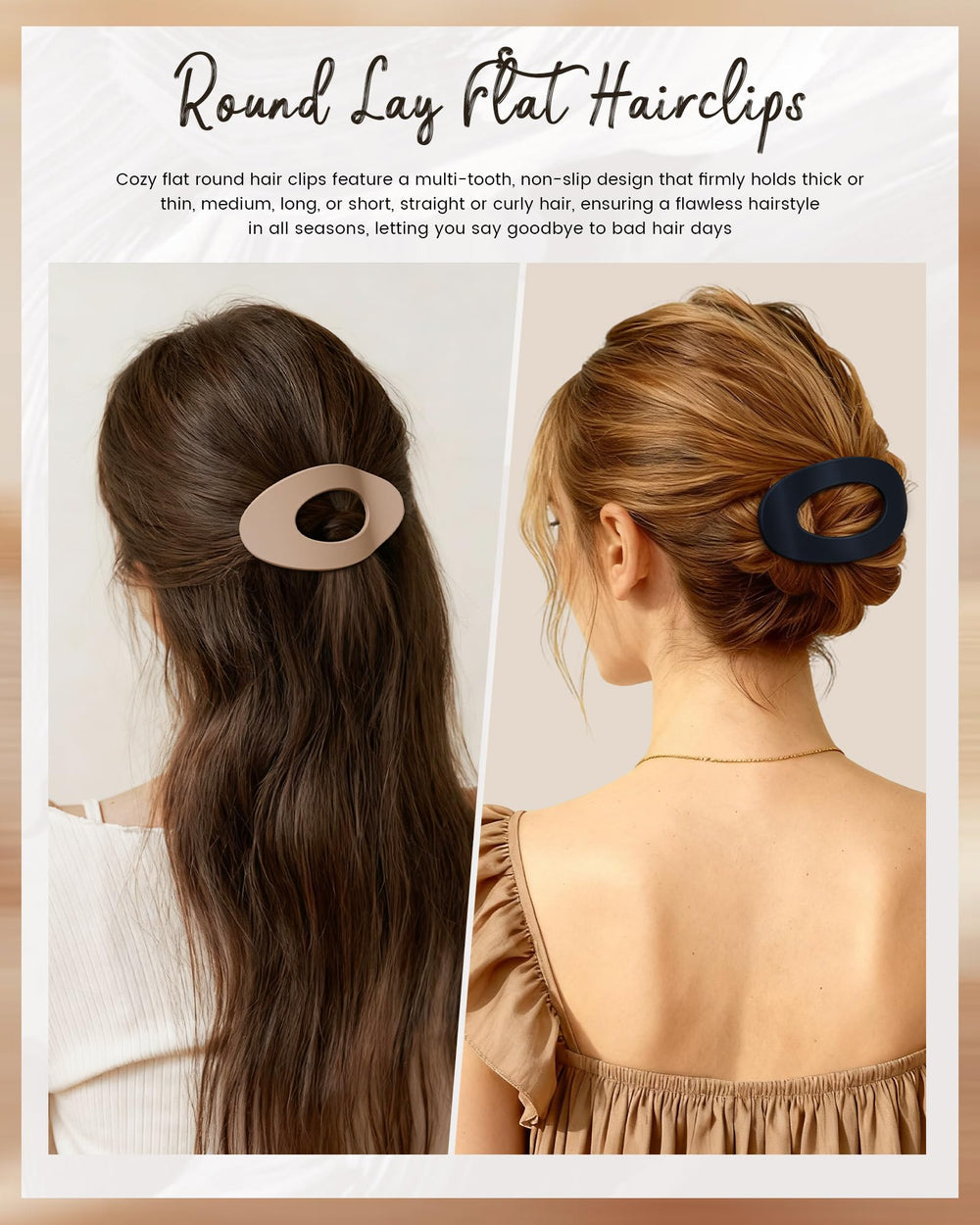 Mesovor pinzas planas para yoga o conducción con confort durante el día.