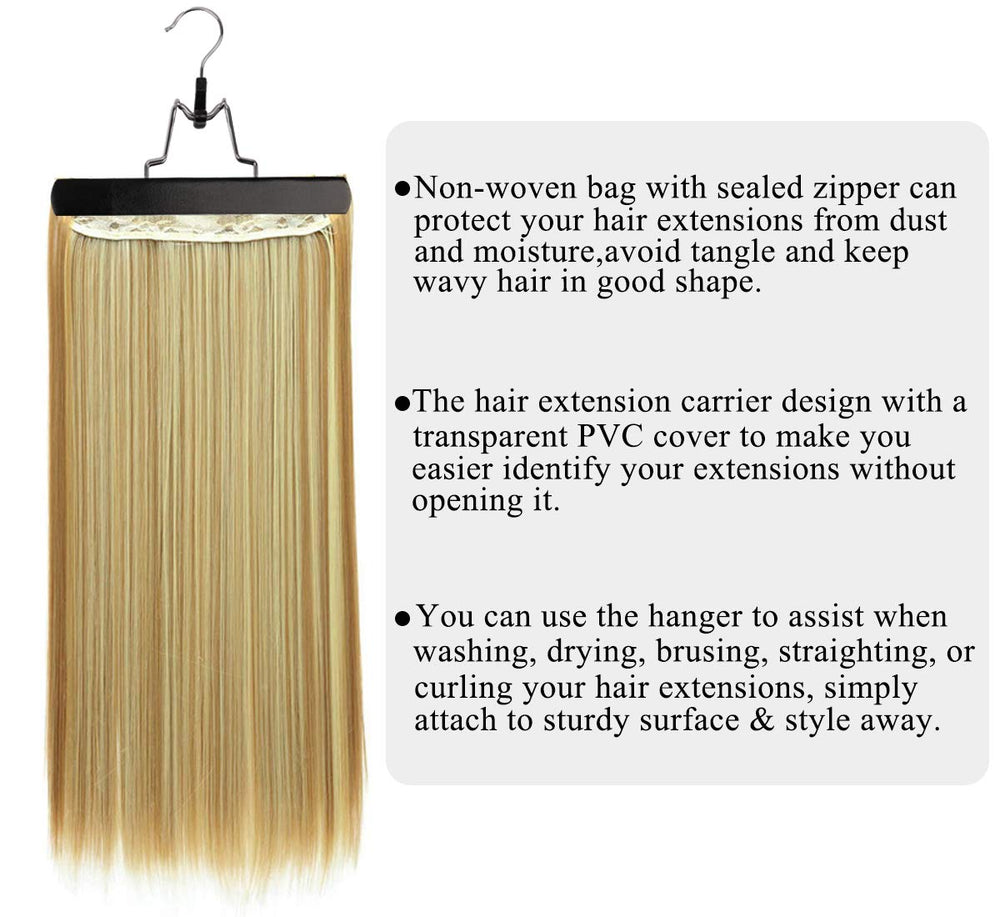 Percha de madera Messen para extensiones facilita colgar y secar.