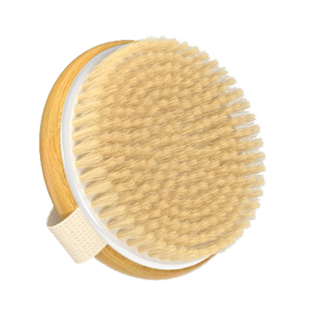 Metene cepillo corporal seco con cerdas rígidas para exfoliar y masajear la piel